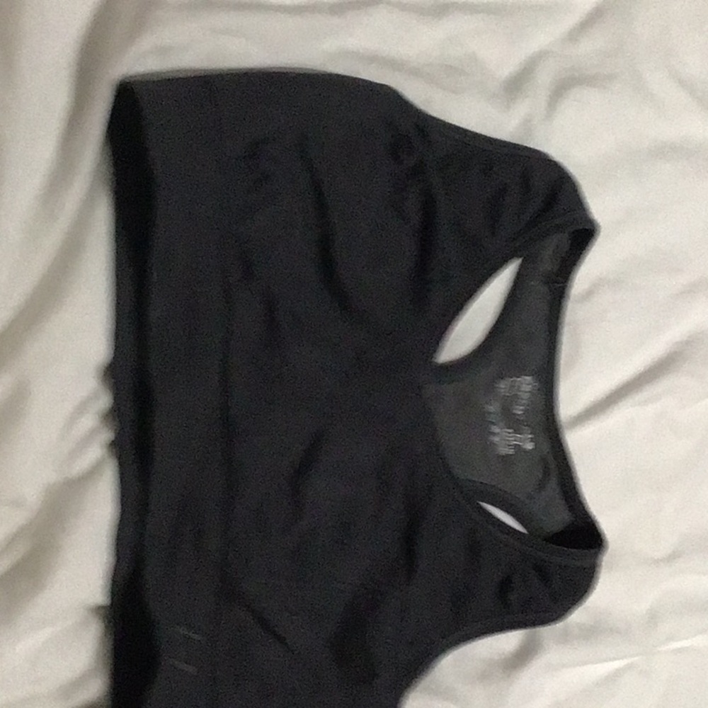 Gray sports bra child